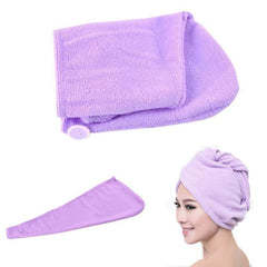 Soft Cotton Hair Wrap Towel for Women – Fast Dry & Absorbent