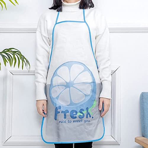 Fruit Print Waterproof Cooking Apron for Kitchen & Baking