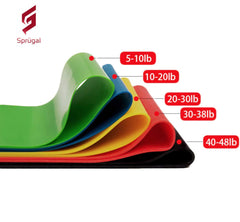 5-Piece Exercise Band Set for Squats & Workouts - Home & Therapy