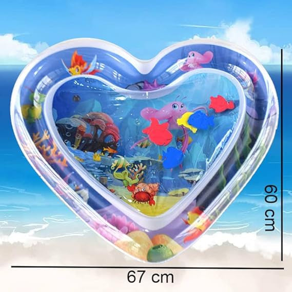 Heart-Shaped Baby Slapped Pad & Water Play Mat for Kids
