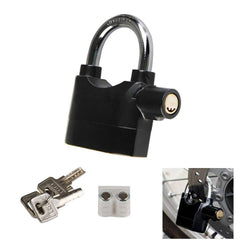 Black Motion Sensor Alarm Lock for Home & Bike Security