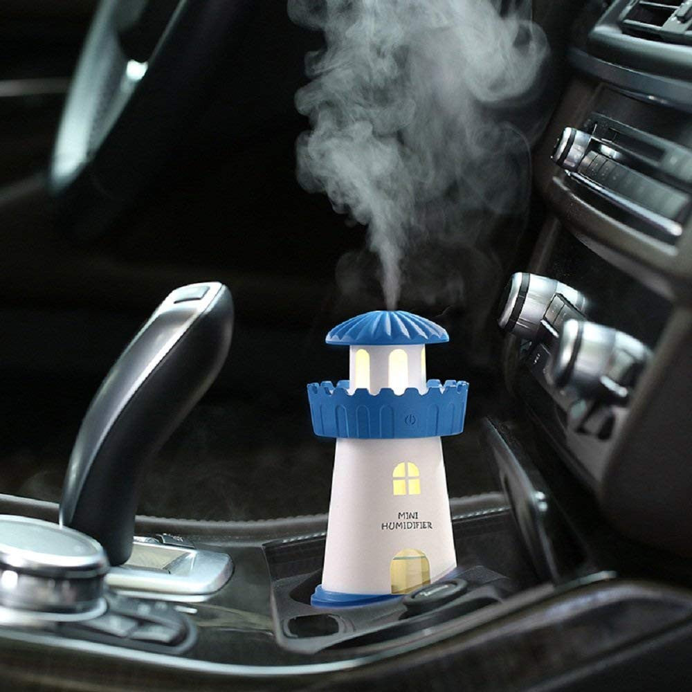 Lighthouse Cool Mist Humidifier & Air Purifier with Auto Safety