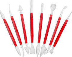 8-Piece Cake Decoration Set with 16 Shapes for Baking and Crafting