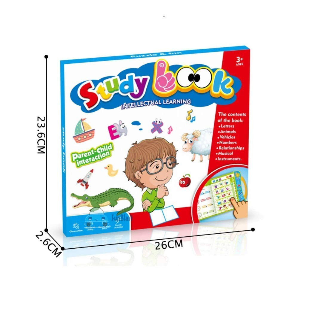 Kids' Interactive Phonetic Learning Book with Music & Sounds