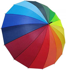 Medium Rainbow Umbrella for Girls - Double Layer Reinforced Frame