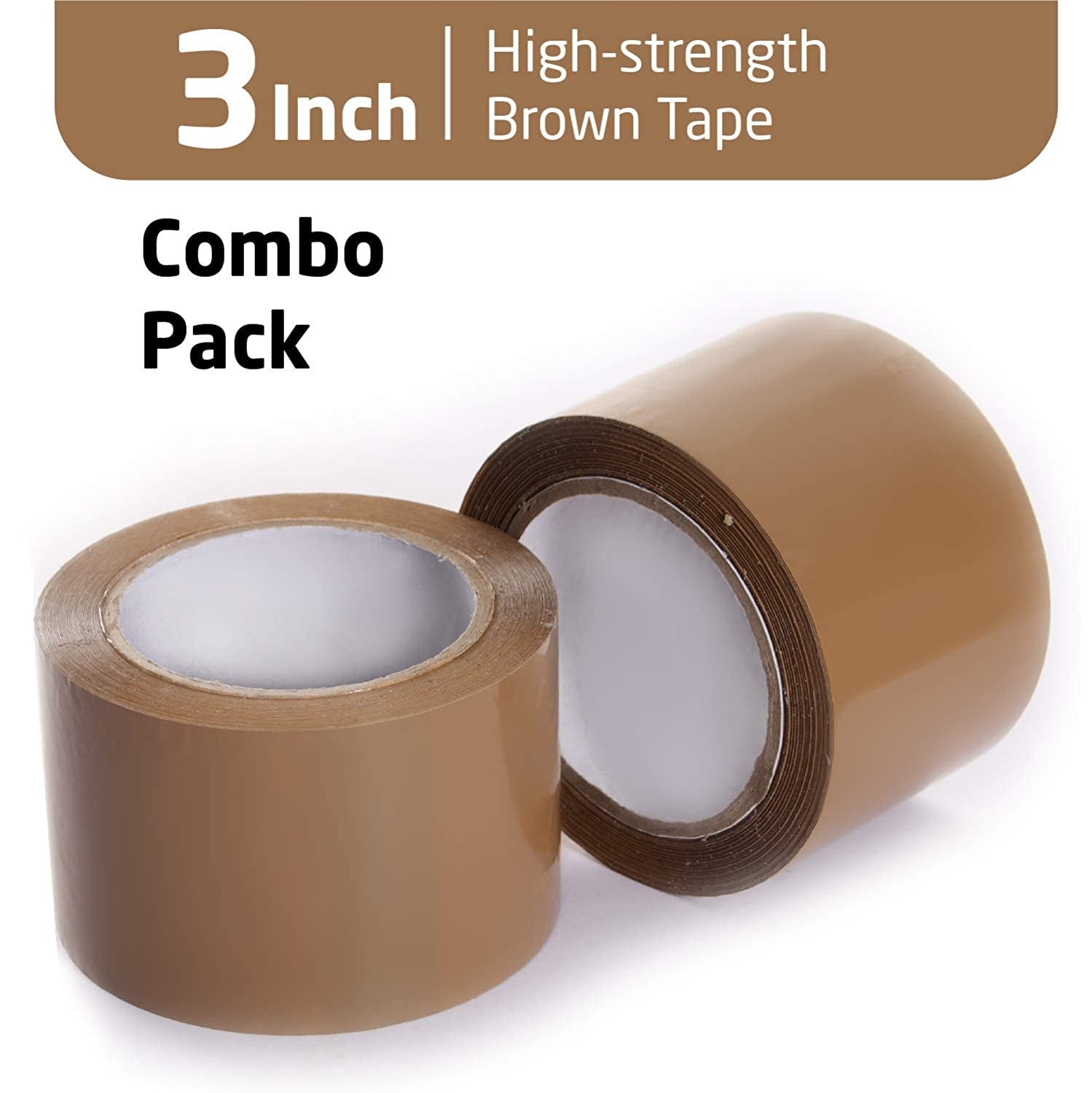3" Inch 100m Khakhi Brown BOPP Packing Tape Self Adhesive