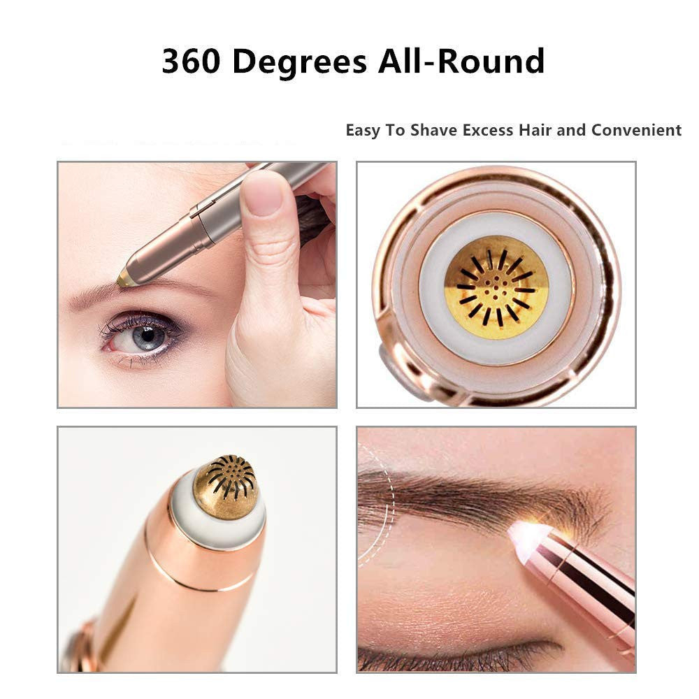 Flawless Women's Portable Electric Eyebrow & Facial Hair Remover