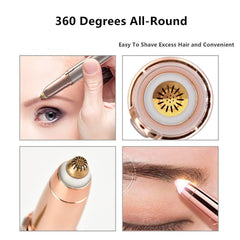 Flawless Women's Portable Electric Eyebrow & Facial Hair Remover