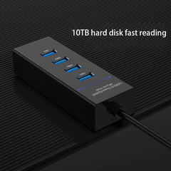 4-Port USB Hub with 1.2m Cable, USB 3.0, Bluetooth Support