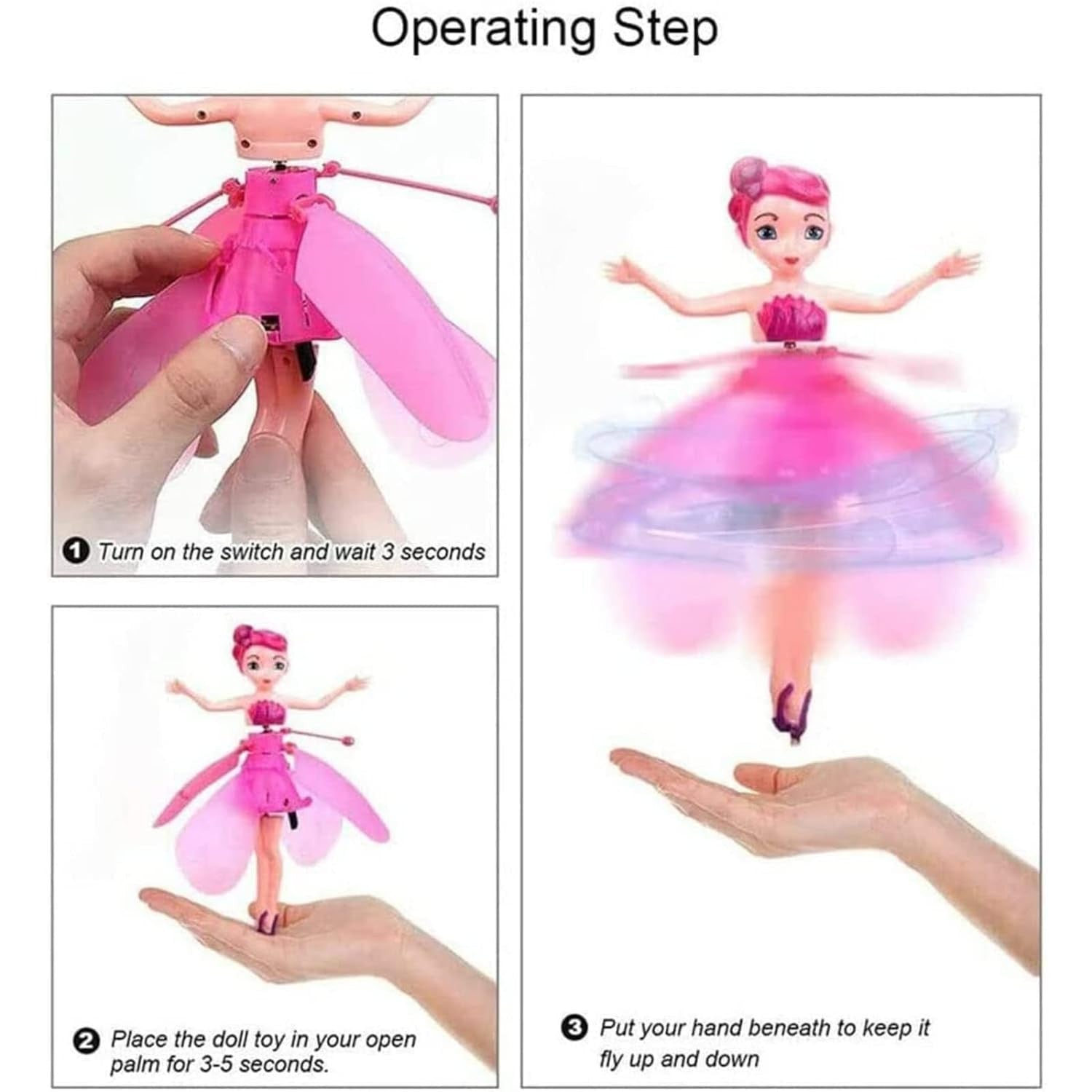 Flying Fairy Princess Doll with Infrared Sensor Control