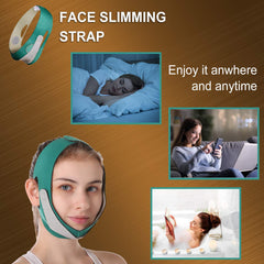 V Line Face Lift Belt for Slimming & Chin Contouring - Green