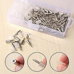 20 Pcs Shelf Support Pins with Non-Slip Sleeve for Secure Shelving