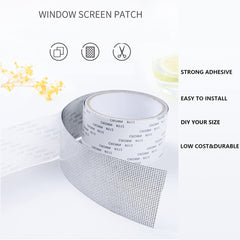 Heavy-Duty Waterproof Fiberglass Window Screen Repair Tape (2 Mtr)