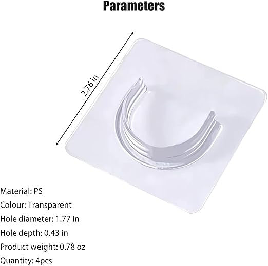 U-Shape Shower Rod Hook