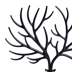 Deer Tree Jewelry Organizer Stand with Storage Tray