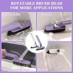 360° Rotating Gap Cleaning Brush with Hard Bristles