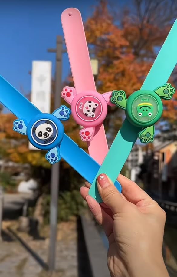 Spinning Slap Band with LED Lights and Spinner Effect