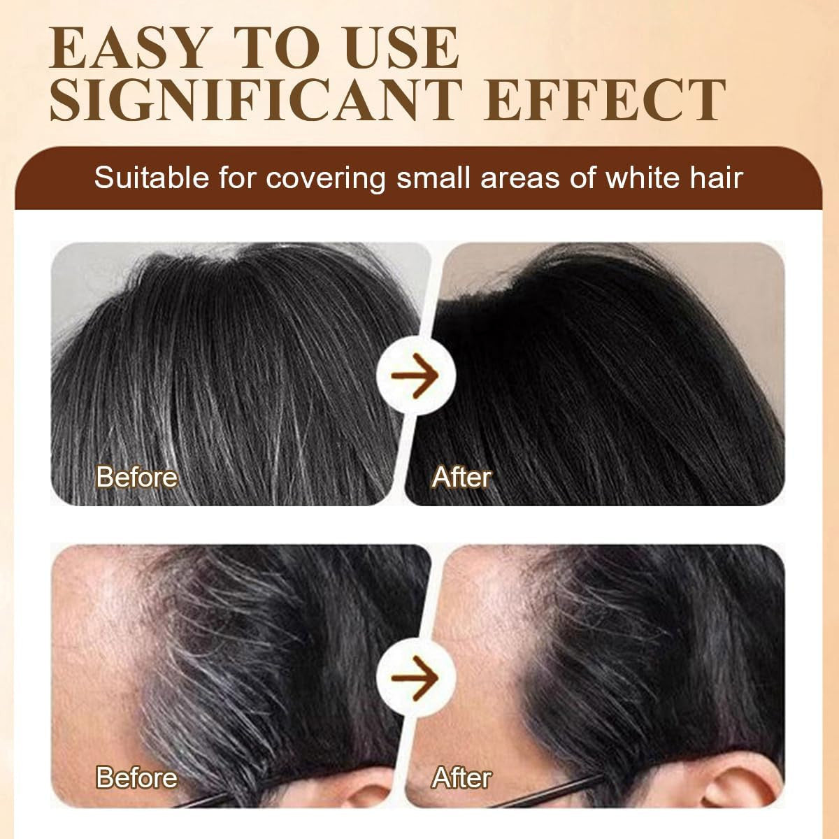 Hair Dye Stick & Touch-Up Comb for Easy Hair Coloring