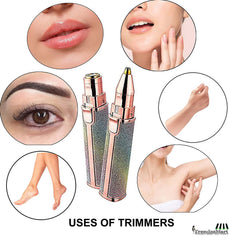 Rainbow 2-in-1 USB Facial & Body Hair Trimmer for Ladies