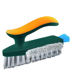 4-in-1 V-Shape Gap Cleaning Brush with Squeegee & Floor Scrubber