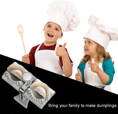 2-in-1 Stainless Steel Dumpling & Ravioli Maker Mold