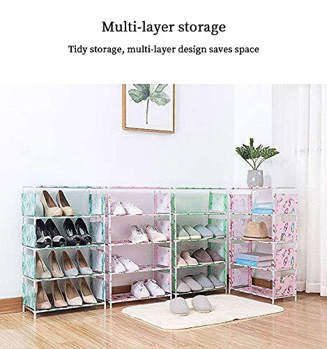 4-Layer Shoe Storage Rack Wall Bench Organizer Shelf Closet Stand