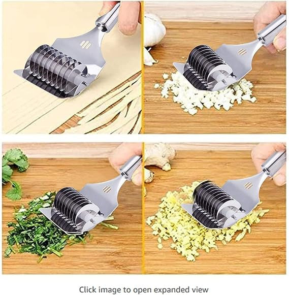 Stainless Steel Noodle Cutter & Slicer for Perfect Pasta