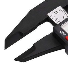 Digital Carbon Fiber Caliper with LCD, Auto Off, 6 Inch