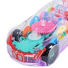 Transparent Concept Car Gear Display with 3D LED Lights for Kids & Adults