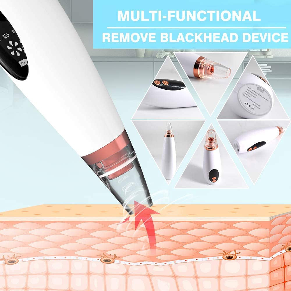 6-in-1 Multi-Function Blackhead Remover & Derma Suction Tool