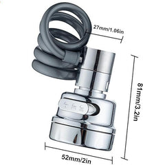 Expandable Kitchen Faucet with Sprayer - Adjustable Sink Faucet