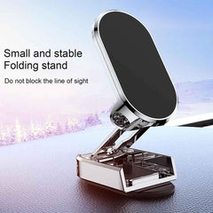 Magnetic 360° Rotating Car Phone Holder with Strong Suction