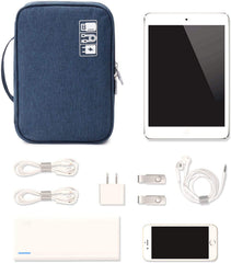 Double Layer Electronic Gadget Organizer Bag for Devices and Accessories