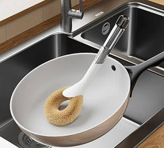 Long Handle Palm Brush for Pot Cleaning and Scrubbing