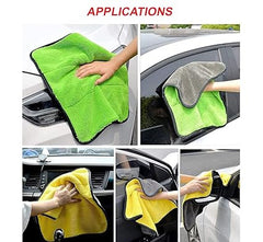 40x40 Microfiber Car Cleaning Towel - Ultra Absorbent & Soft