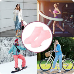 Silicone Moisture Socks for Soft, Hydrated, and Cracked Feet