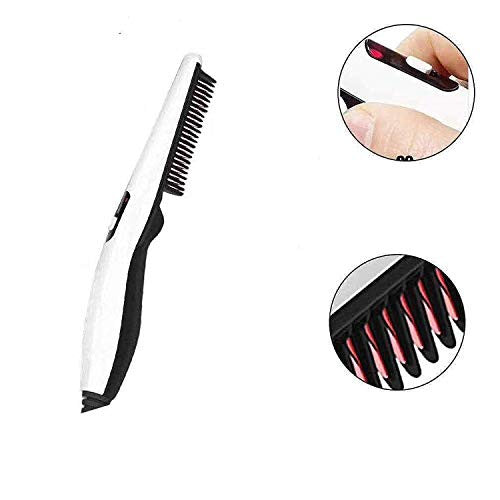 V2 Multi-Functional Beard & Hair Straightener Brush for Men & Women