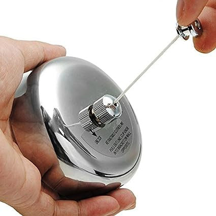 Adjustable Stainless Steel Retractable Clothesline for Indoor & Outdoor Use