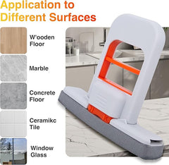 Compact Foldable Desktop Mop for Wet & Dry Cleaning