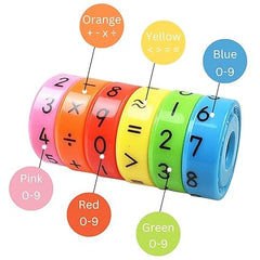 Magnetic Math Puzzle Toy for Arithmetic Learning and Calculation Skills