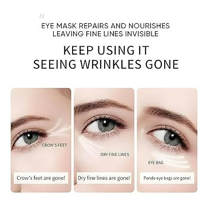 24K Gold Under Eye Patches for Dark Circle Removal