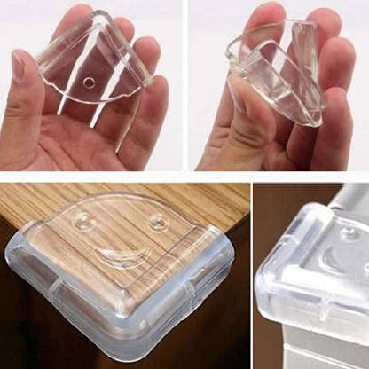 Baby Proofing Silicon Corner Guard - 1 Pc