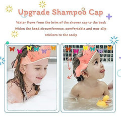 Adjustable Silicone Baby Shower Cap - Waterproof, Leakproof & Safe for Kids