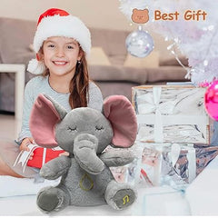 Breathing Elephant Plush with Rhythmic Motion, Music & Lights