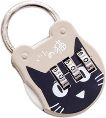 Mini 3-Digit Stainless Steel Password Lock for Luggage & Cabinets