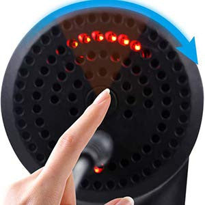 Cordless Facial Gun Massager Pen with 6 Speeds & 4 Heads