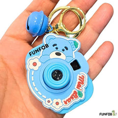 Cute Cartoon Projection Camera Keychain - Mini Camera Accessory