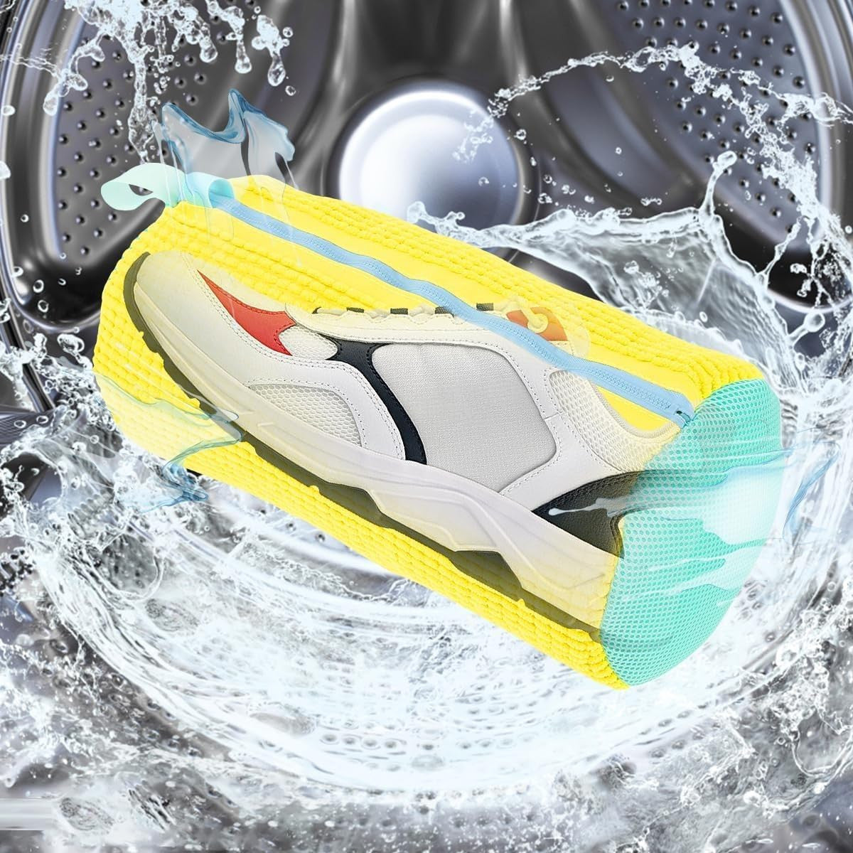 Premium Shoe Washing Machine Bag for Safe & Effective Cleaning - 1 Pc