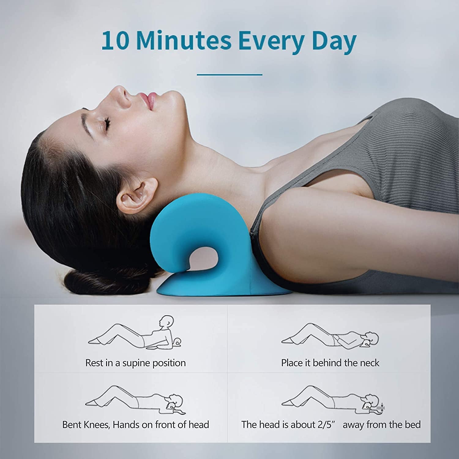 Neck Traction Device for Relaxation and Support