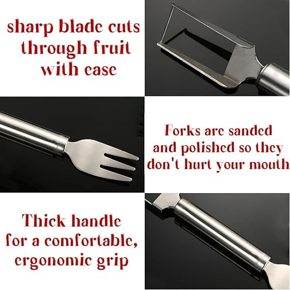 2-in-1 Watermelon Fork & Slicer Cutter Tool